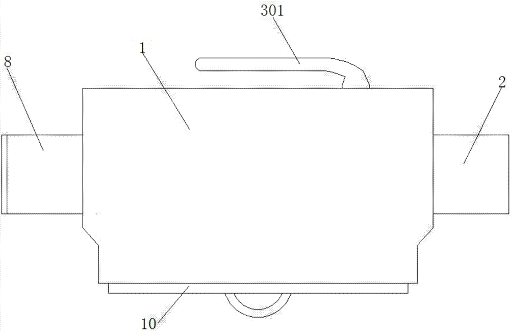 Multiple-filtering environmental protection device for automobile exhaust gas