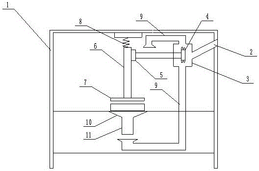 Draining device for beef processing