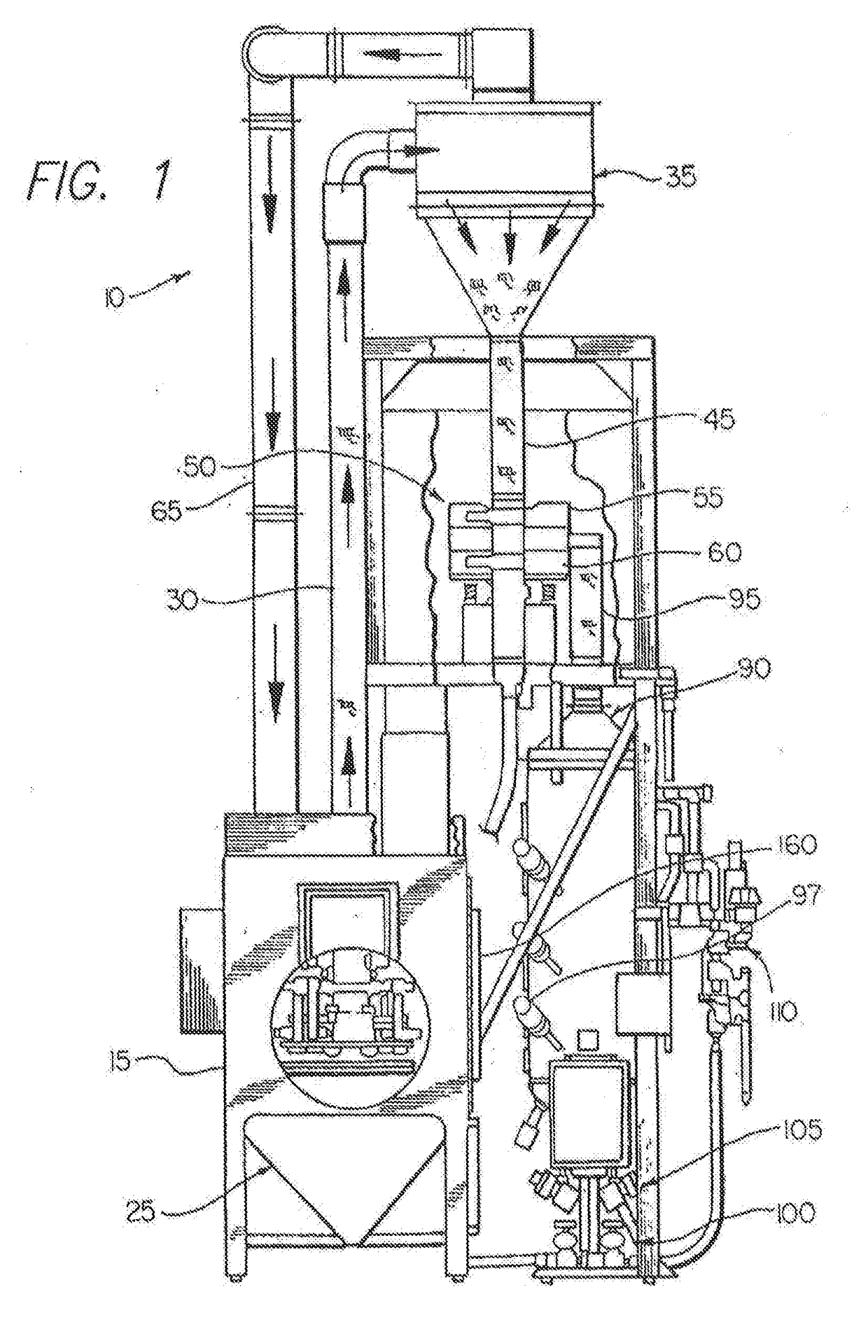 Part processing and cleaning apparatus and method of same