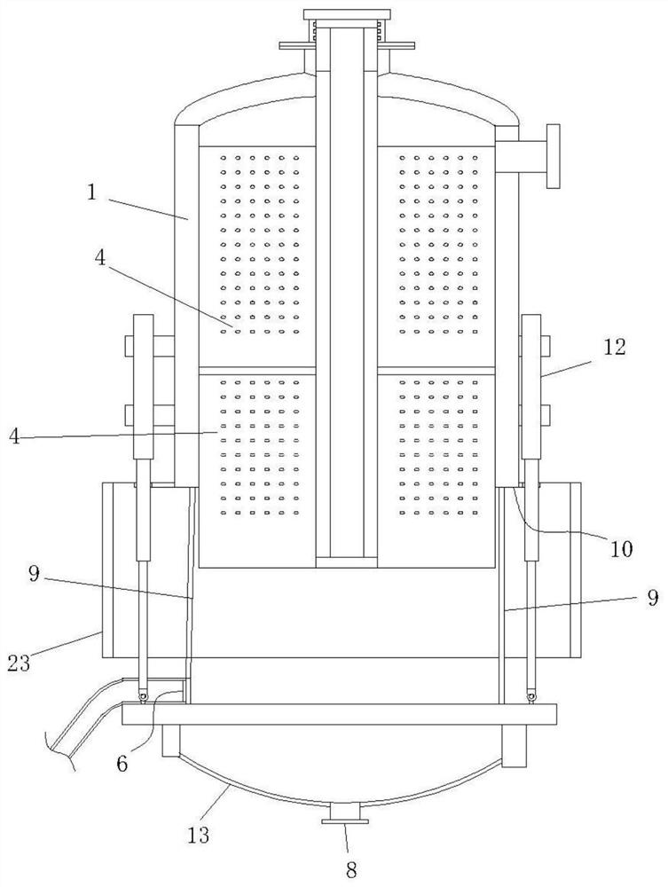 Photocatalytic water treatment device