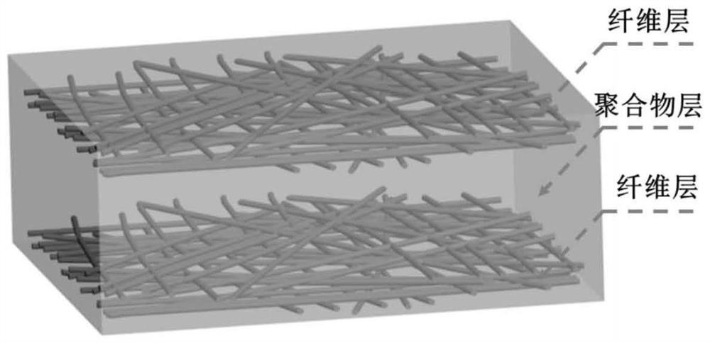 Polymer-based double-layer nanofiber composite proton exchange membrane and preparation method thereof
