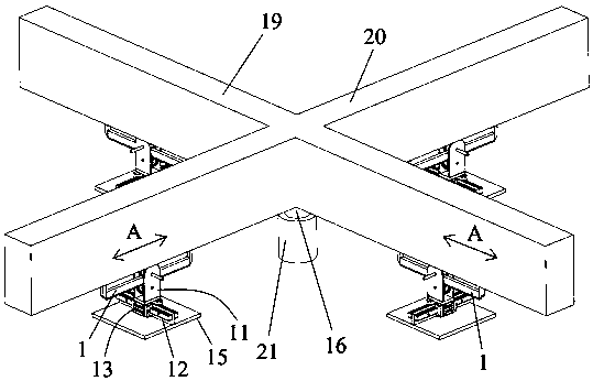 Displacement conversion device, displacement decomposition device and energy dissipation device for building seismic mitigation and absorption