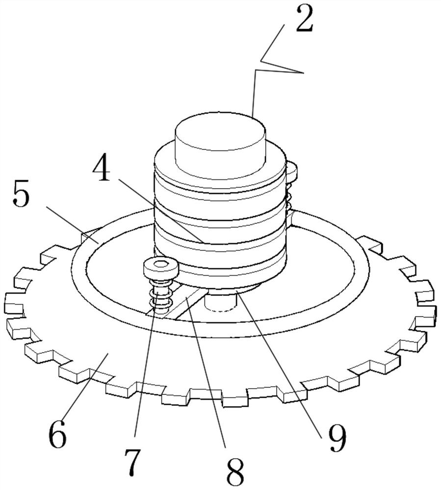 Symmetrical intermittent cooperation type pressurizing mechanism