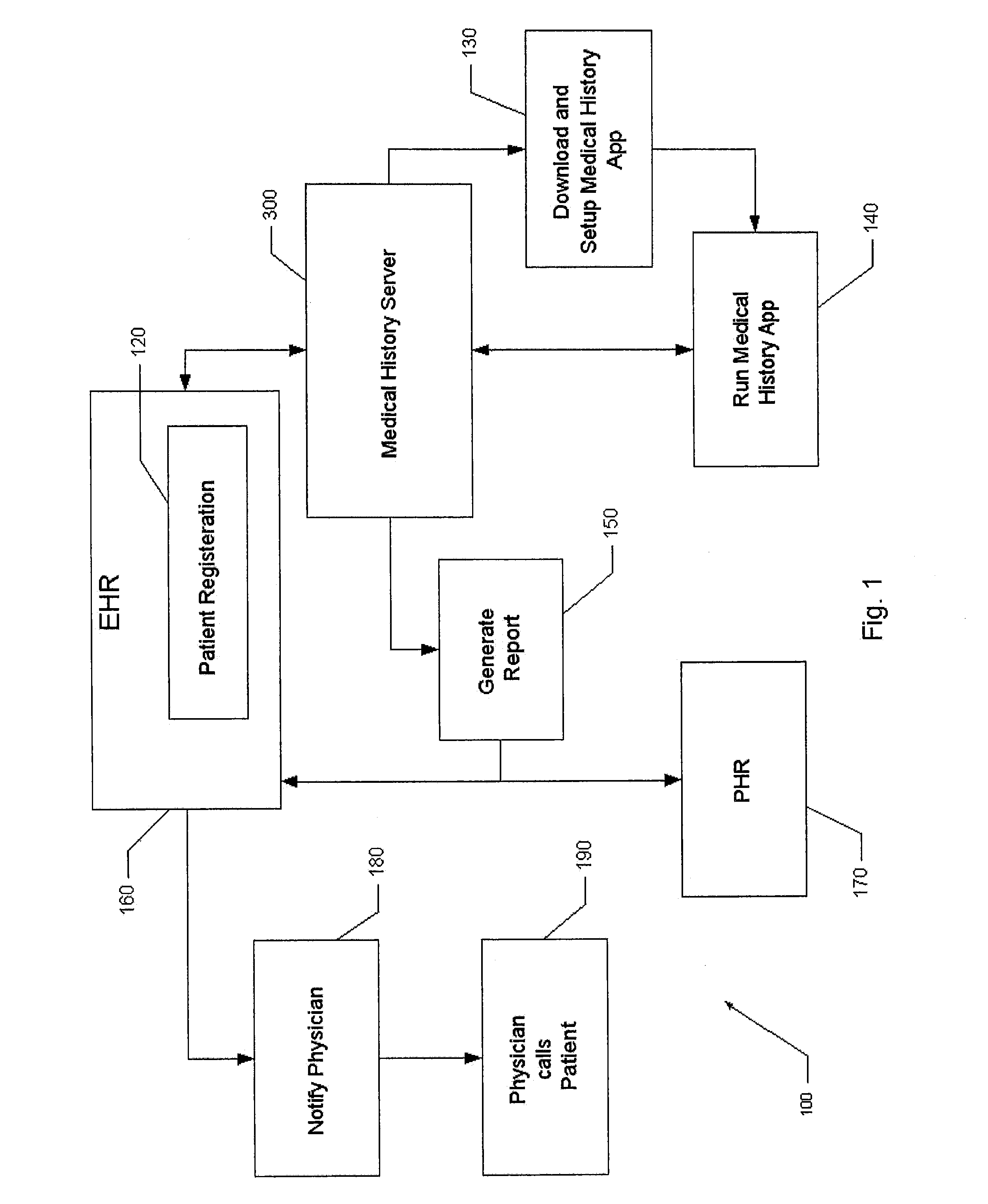 System and method for a patient initiated medical interview using a voice-based medical history questionnaire