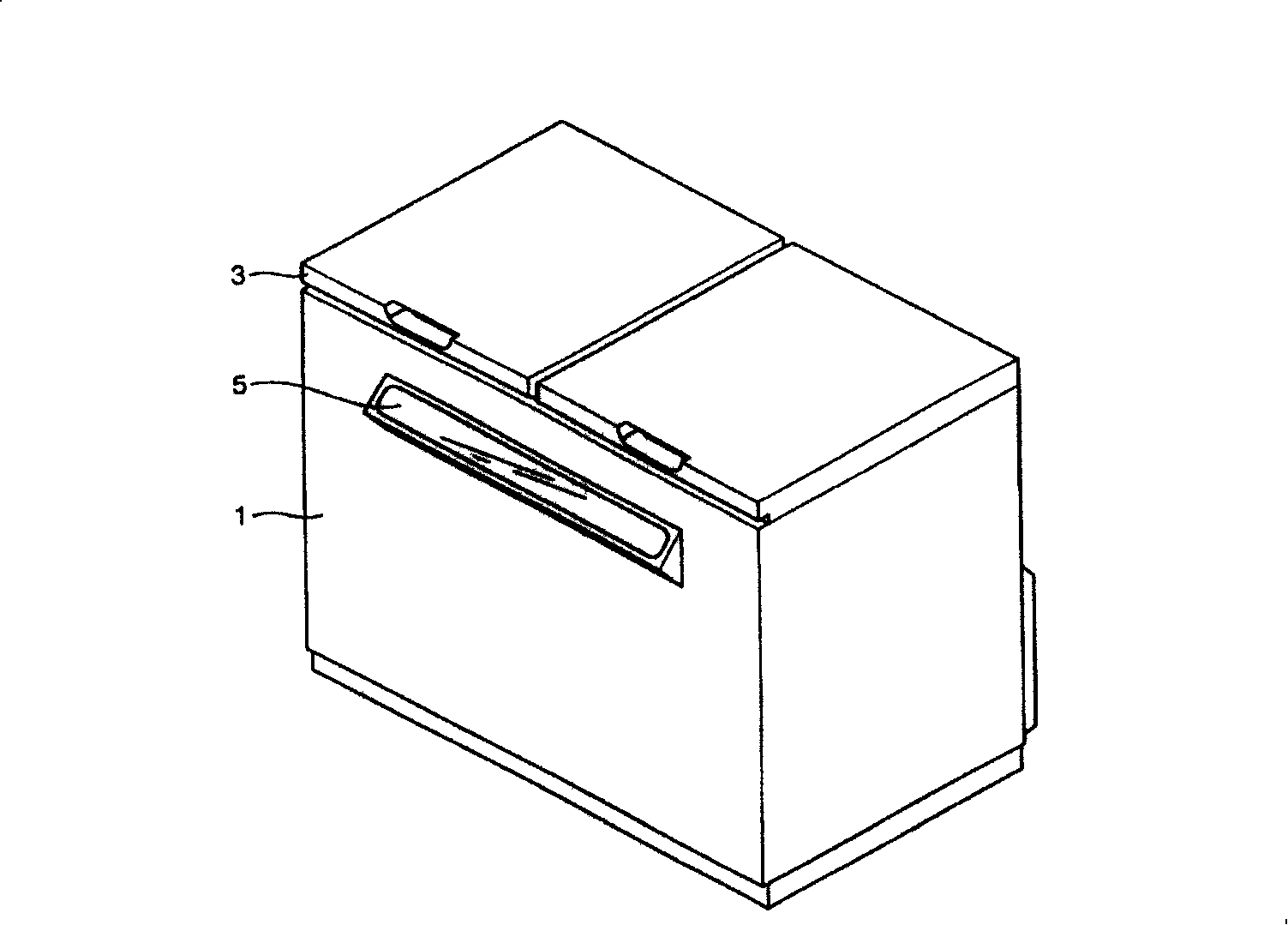 Display device of kraut refrigerator