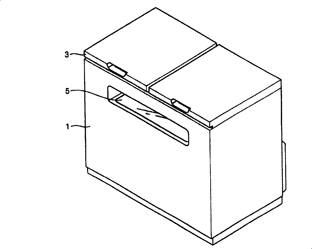 Display device of kraut refrigerator