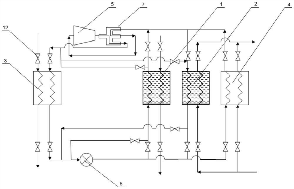 A heat storage and cold storage system