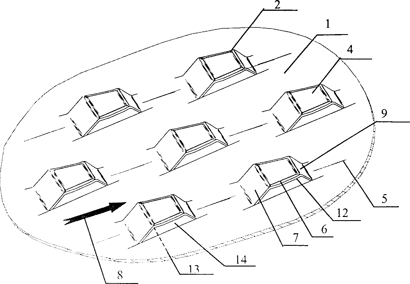 Efficient large-flux fixed valve tray