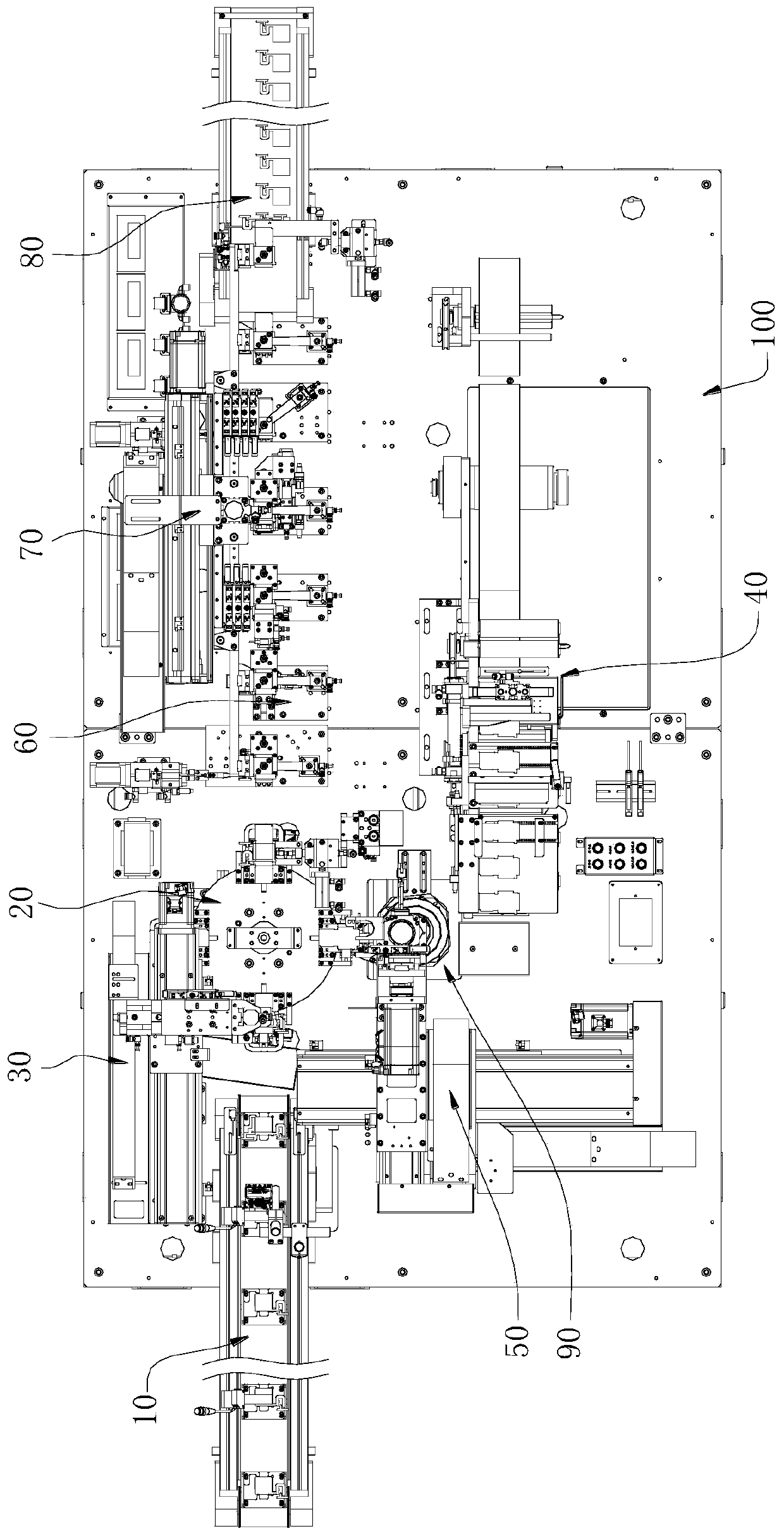 Watch battery rubber coating machine