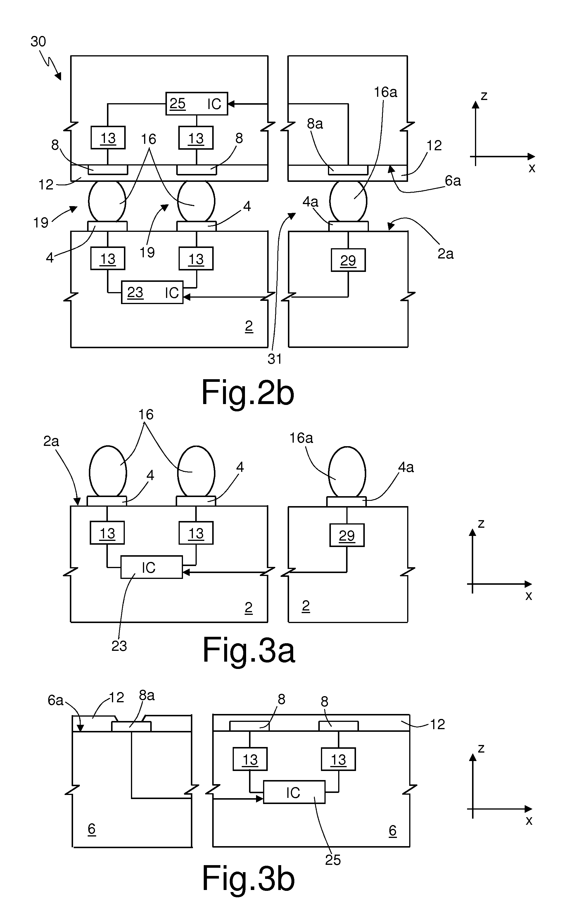 Substrate assembly provided with capacitive interconnections, and manufacturing method thereof