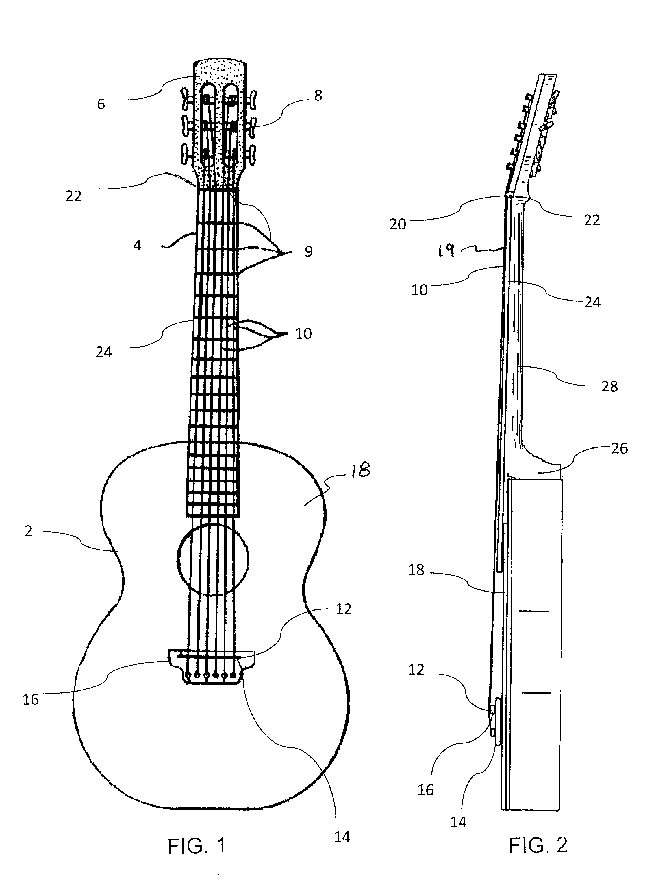 Neck adjustment mechanism for string instrument
