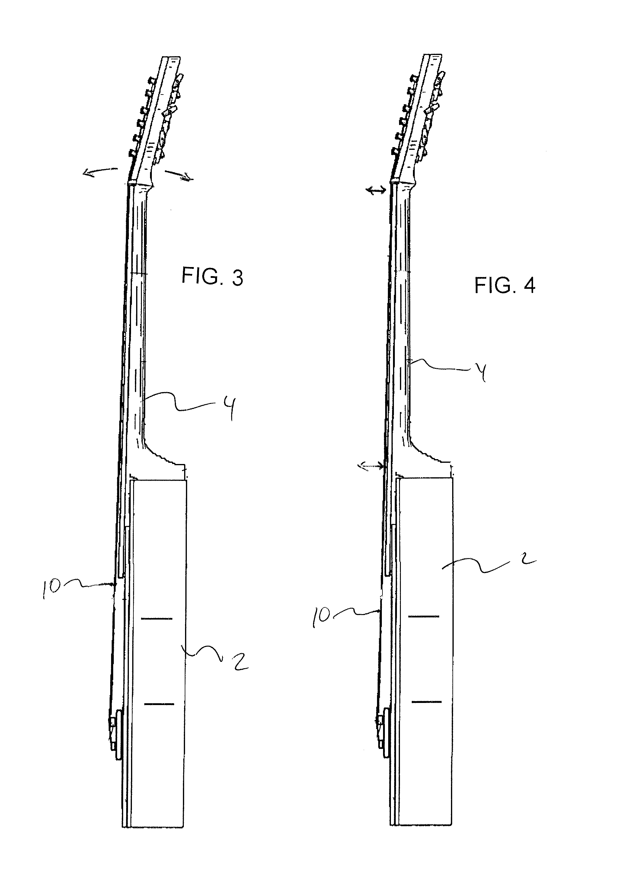 Neck adjustment mechanism for string instrument