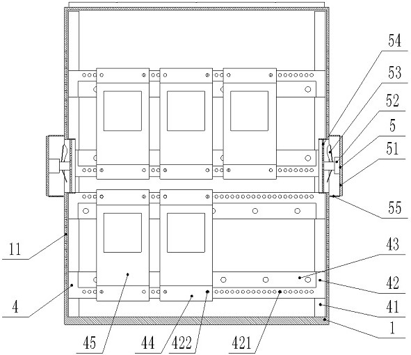 Intelligent electric energy meter metering box