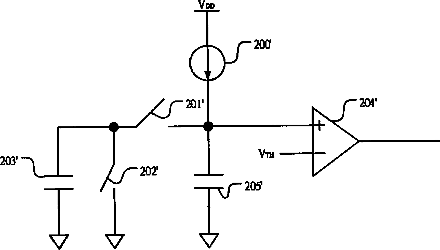Capacitor sensing circuit having anti-electromagnetic interference capability