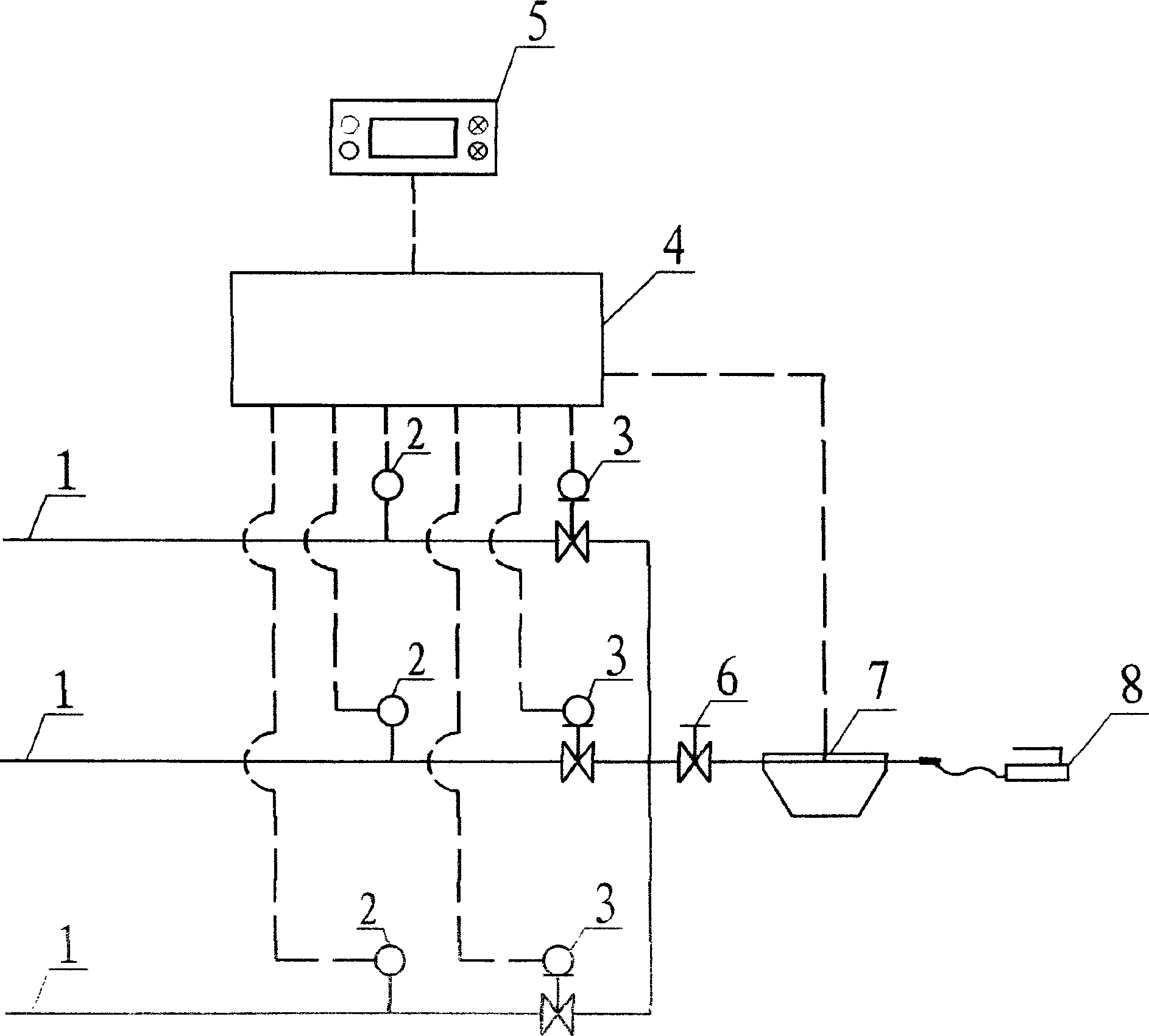 Gas filling machine capable of automatically sequencing to supply gas