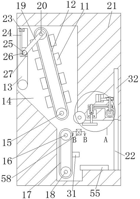 Surgical knife storage and providing device