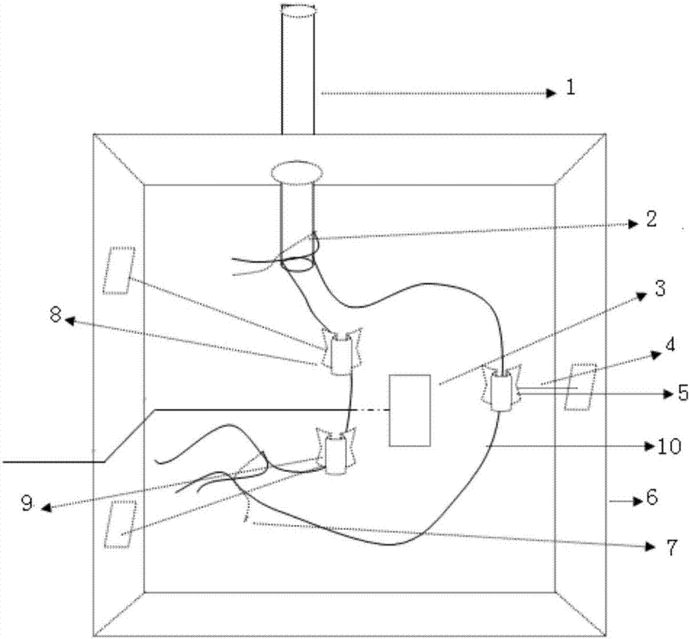 Full-thickness resection model box for endoscopic submucosal dissection (ESD) of stomach