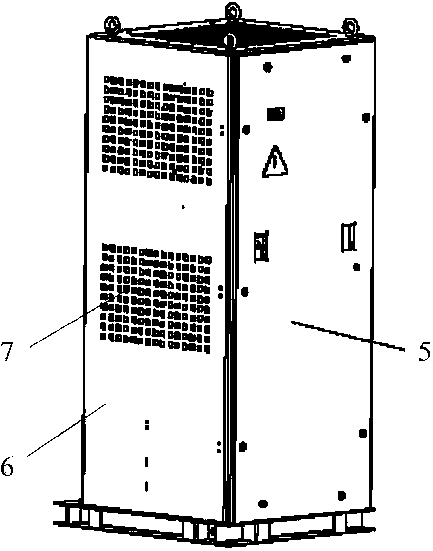 Auxiliary filtering cabinet
