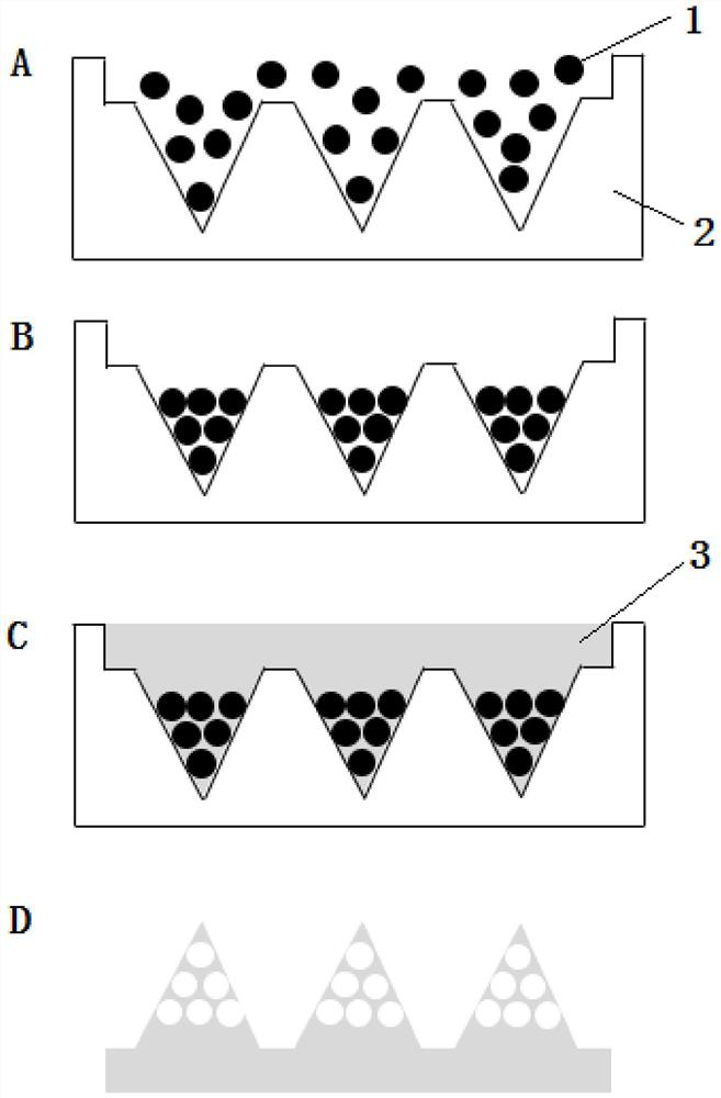 Inverse opal structure microneedle array with structural color and preparation method and application thereof