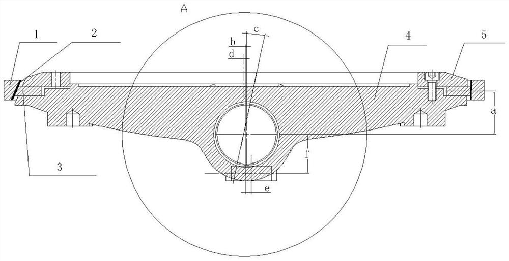 Six-eccentric bidirectional sealing butterfly valve