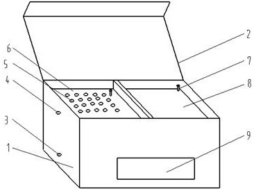 A blood detection kit for breast cancer screening and detection method thereof