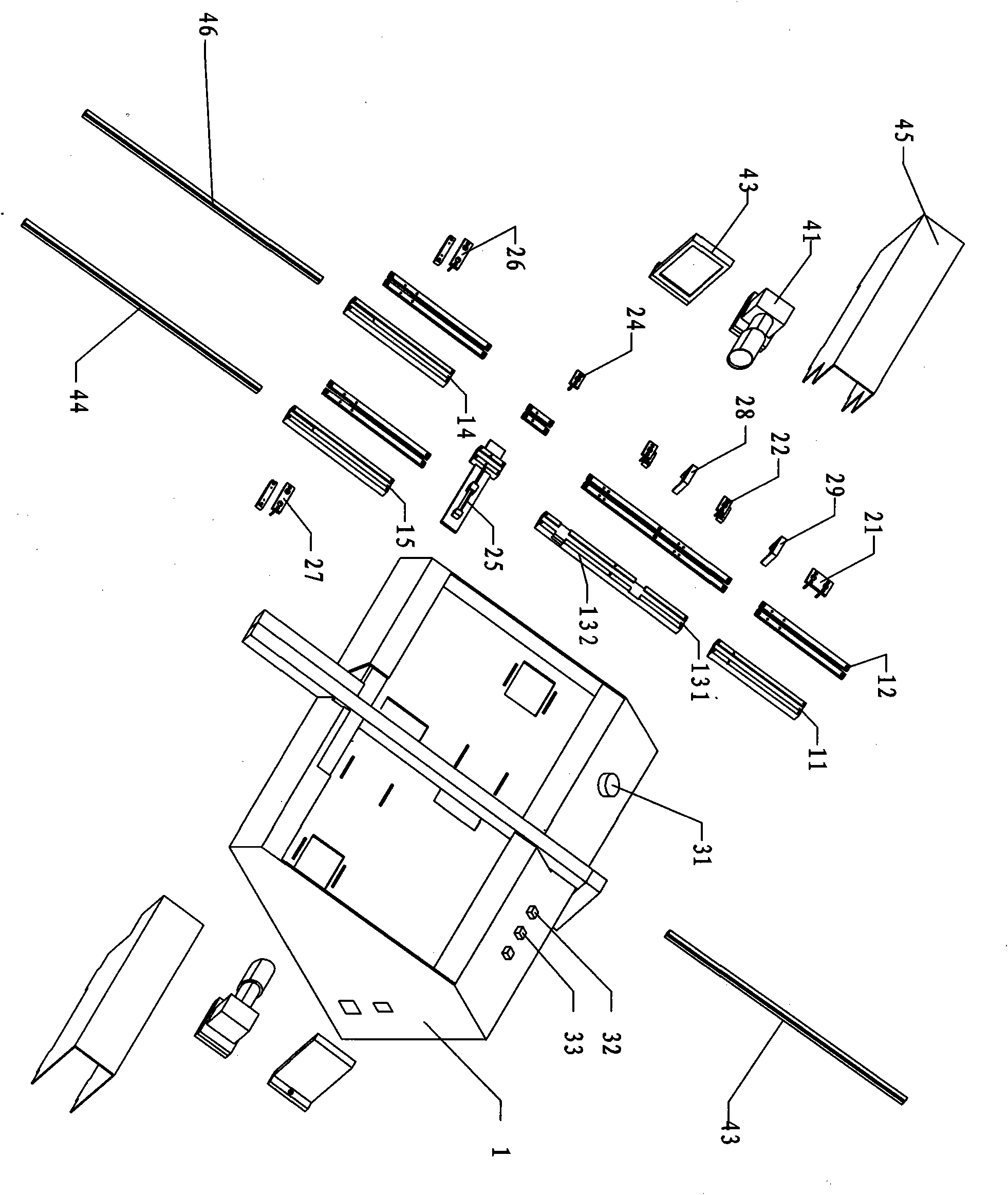 Equipment for testing pins of electronic element products automatically