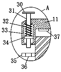 Oral cavity flusher device with sterilization effect