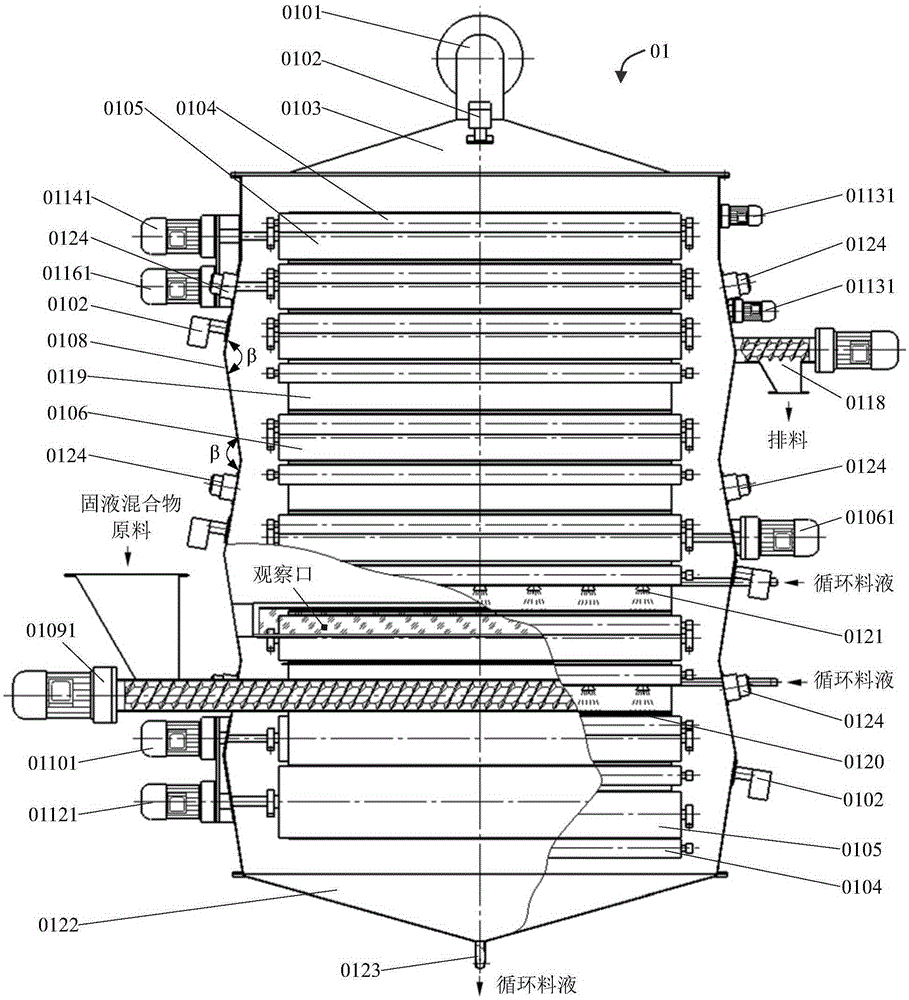 Continuous belt-clamping type thin material layer microwave evaporation method and device