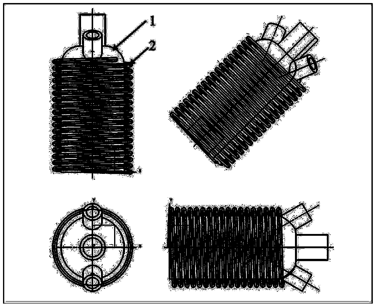 Method for preparing Nd-Fe-B nanopowder through chemical method combined with pulsed magnetic field