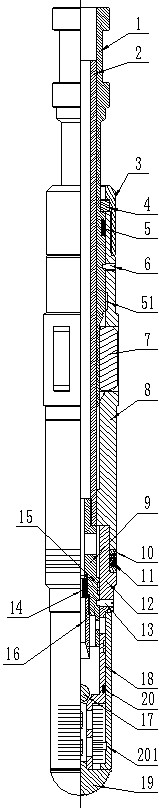 Rope-dropping-fishing-free multifunctional downhole throttler