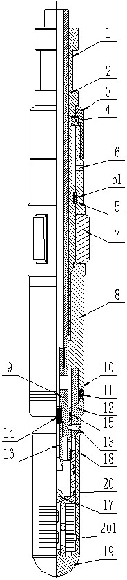 Rope-dropping-fishing-free multifunctional downhole throttler