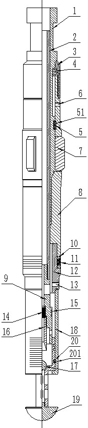 Rope-dropping-fishing-free multifunctional downhole throttler