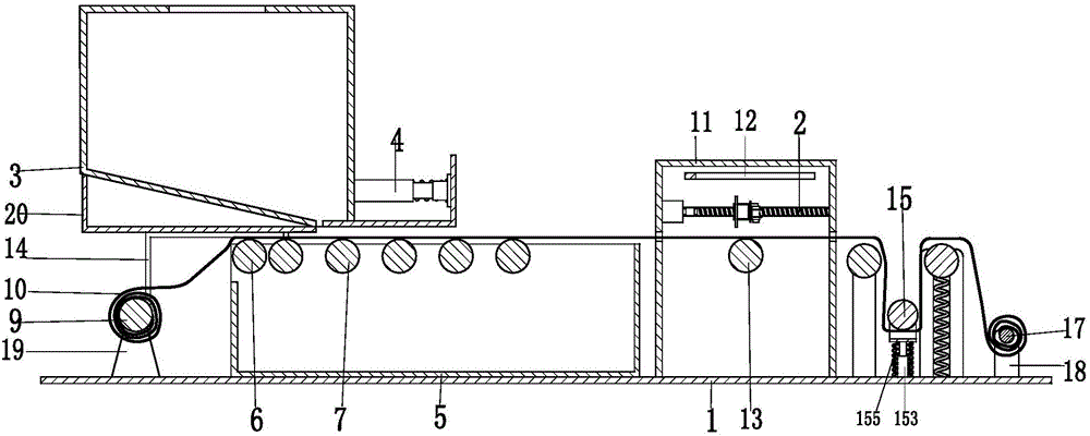 Special coating machine for processing lithium battery pack of pure electric automobile power system