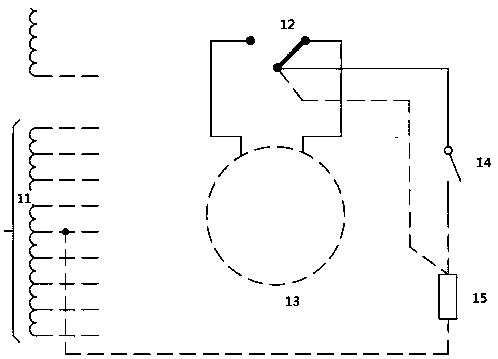 Binding resistor configuration structure for three-phase integrated on-load voltage regulation switch