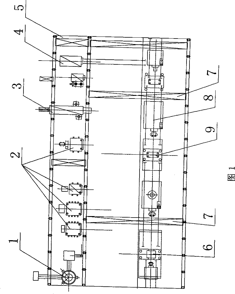 Production technology for heavy type super-long shaft