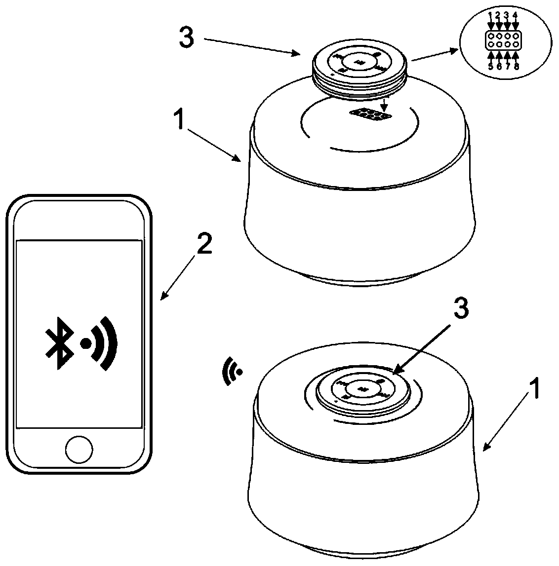 Multifunctional Bluetooth player
