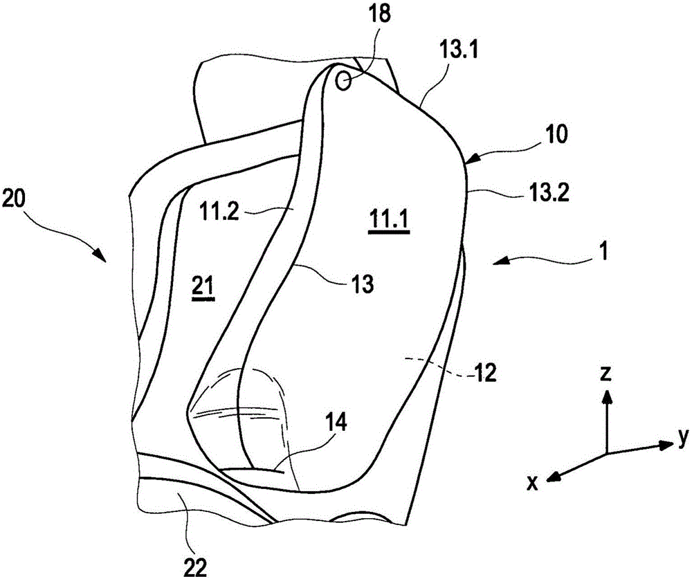 Side airbag device for vehicles
