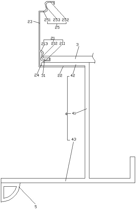 Non-coplanar suspended ceiling assembly and mounting method thereof
