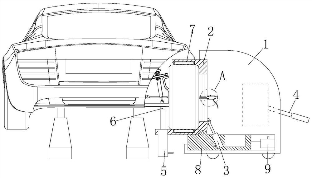 Intelligent assembling workbench for independent suspension assembly of electric vehicle