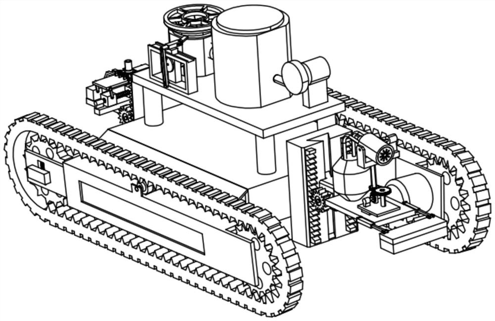 Toilet cleaning robot