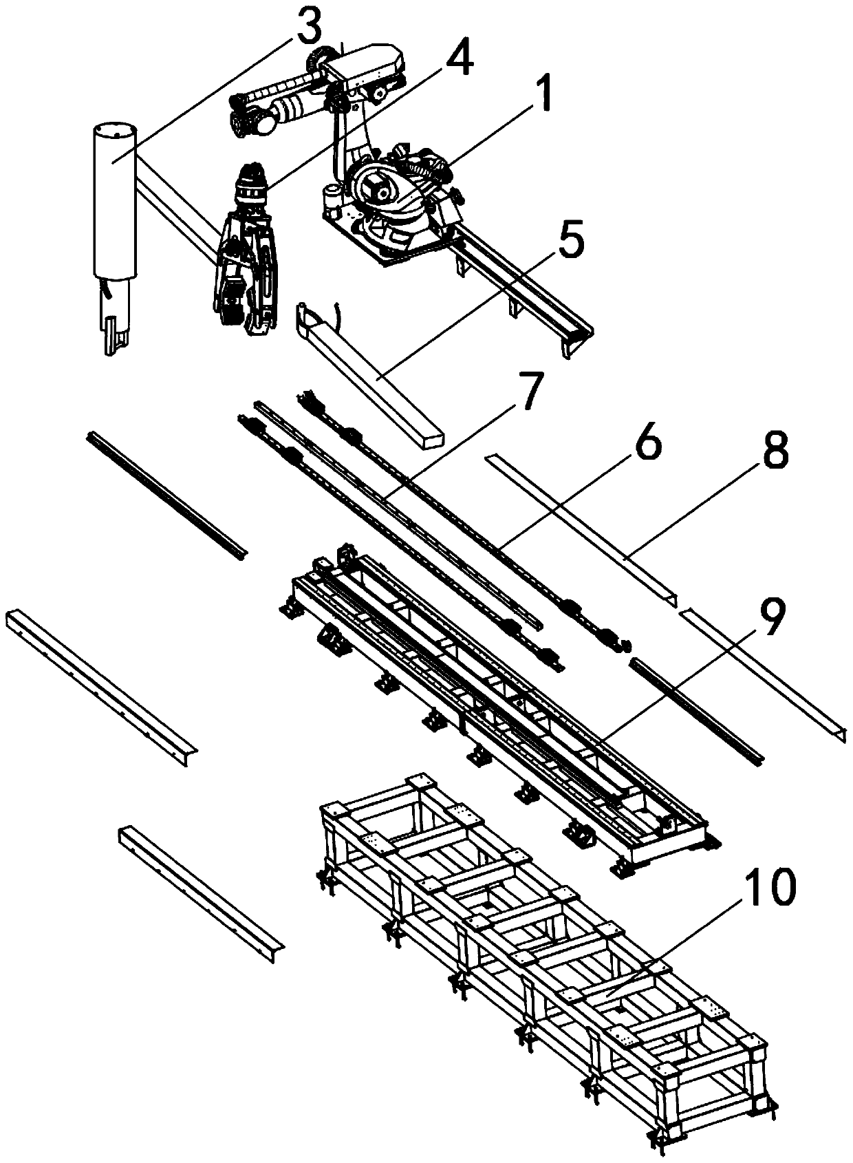 A metallurgical crane with refrigeration and heat preservation functions