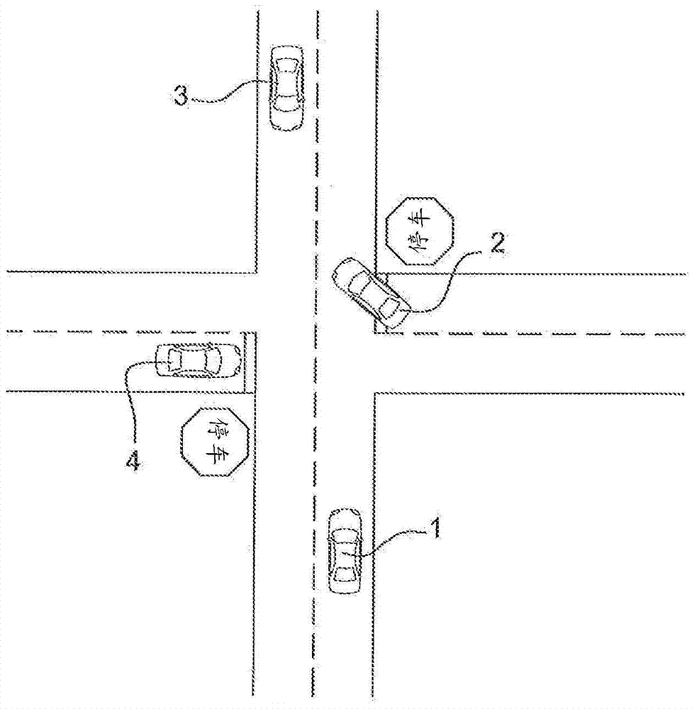 Method for assessing collision risk at intersections