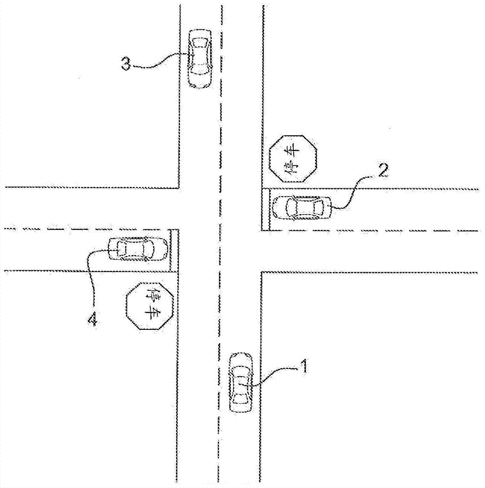 Method for assessing collision risk at intersections