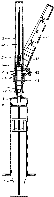 Safety self-destructive syringe