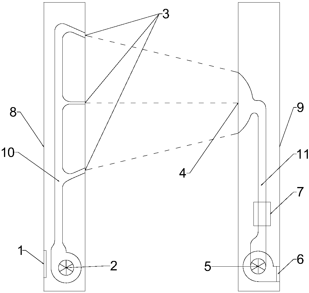 Jet-flow type gas sensation system applicable to security examination and method