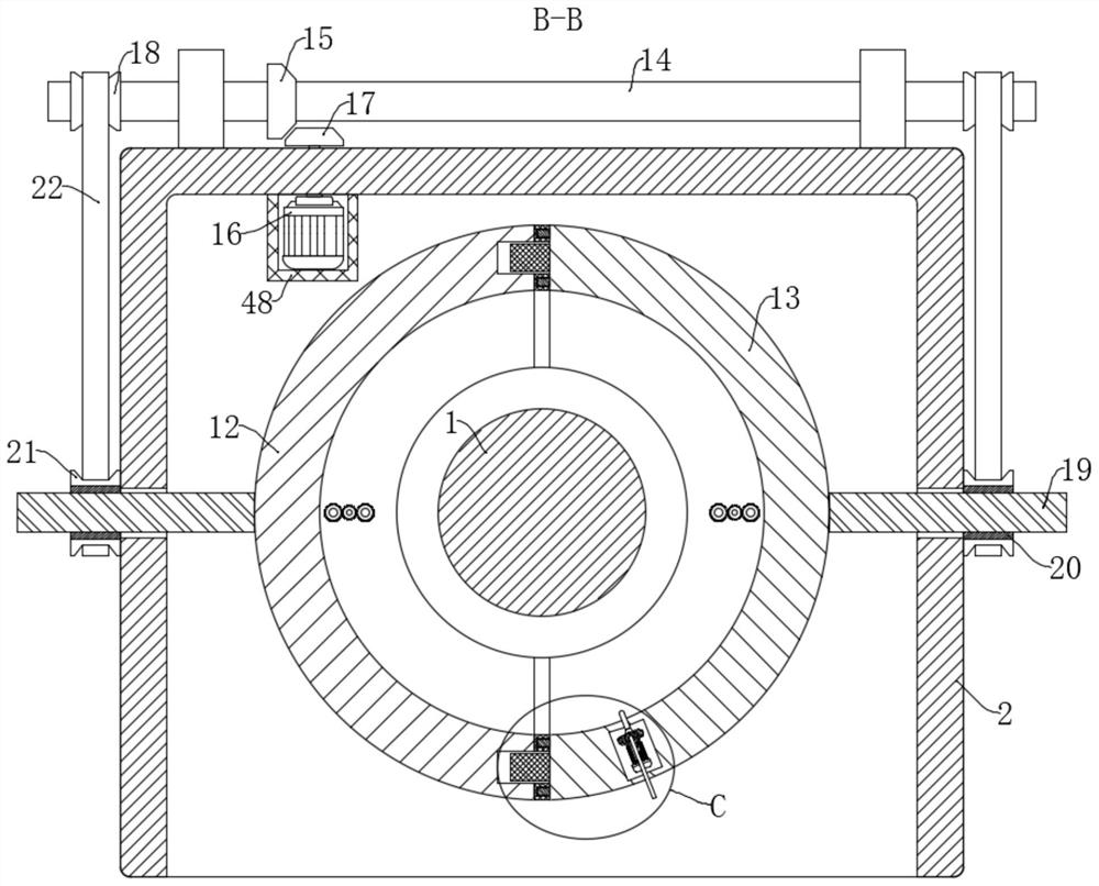 Deep-sea bridge pier crack detecting and repairing device and repairing method thereof