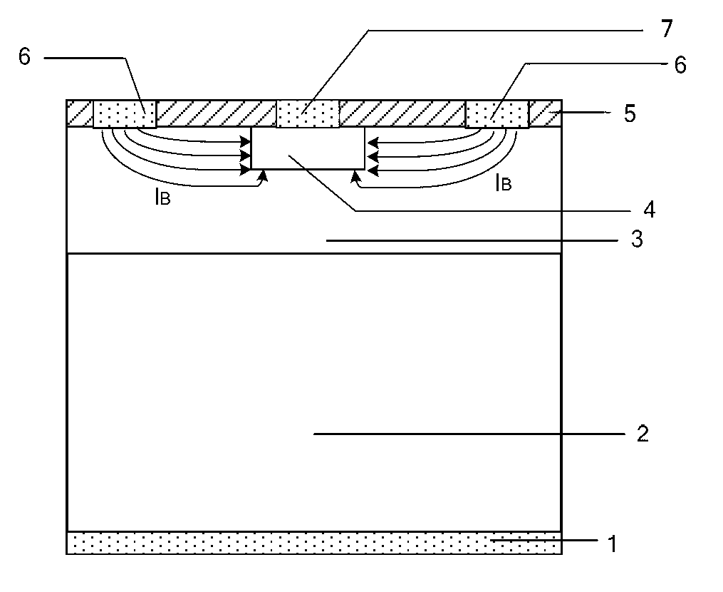 Power bipolar transistor and manufacture method thereof
