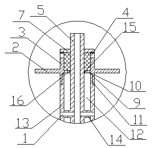 A building water seepage elimination nail