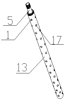 A building water seepage elimination nail