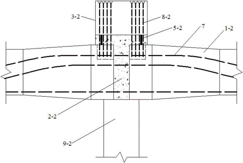 Implementation method and construction process of suspension type monorail transportation rigid-frame system